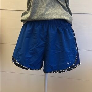 Nike Blue women’s Athletic Shorts with Elastic Waistband